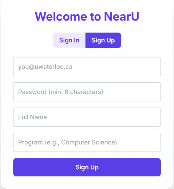 NearU App